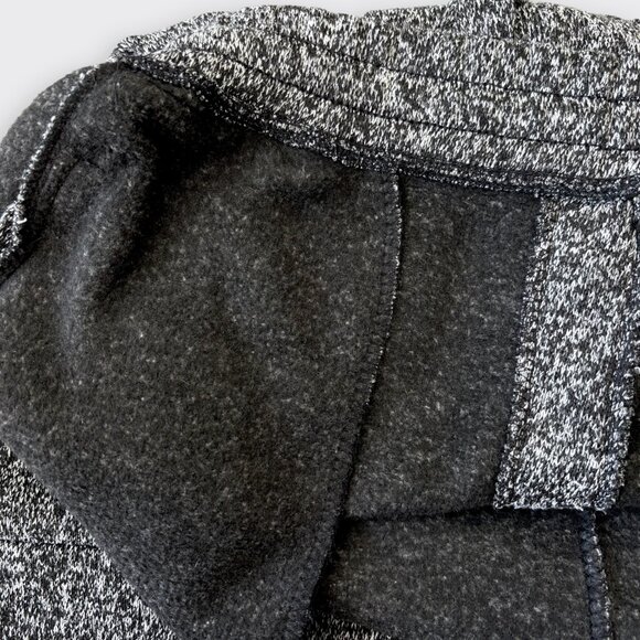 Brooklyn Cloth Men’s Fleece Jogger Sweatpants Black/White Zip Pockets Size L - Picture 10 of 13